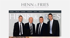 Desktop Screenshot of henn-fries.de